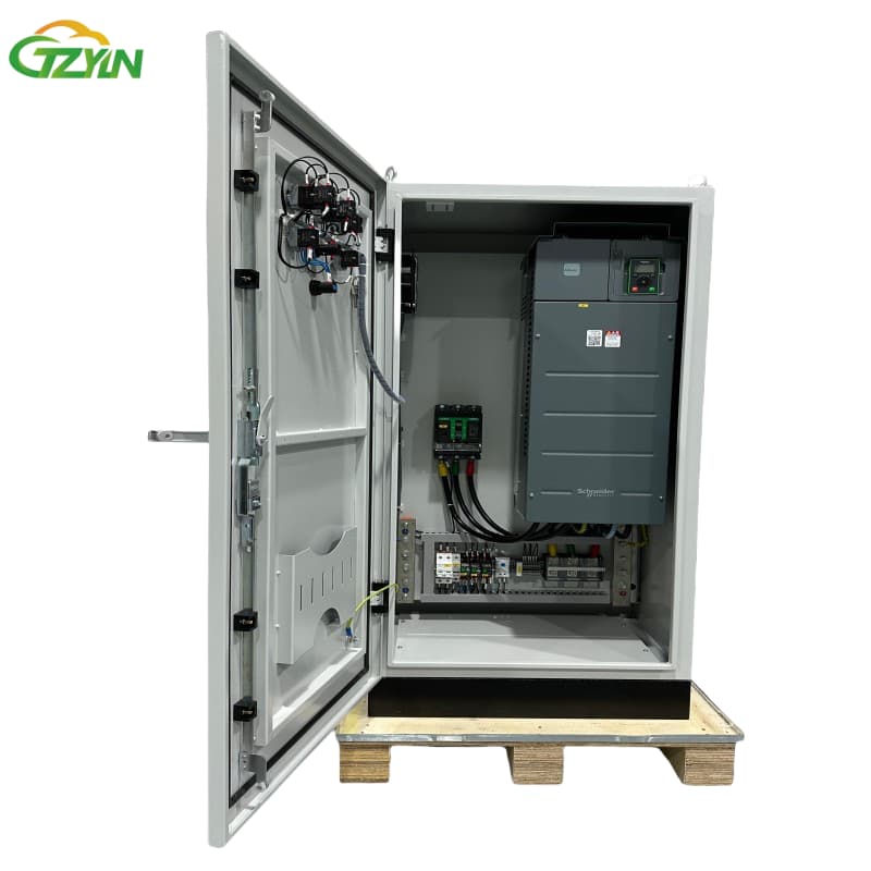 Guozhiyun customizes water pump frequency conversion cabinets for old customers