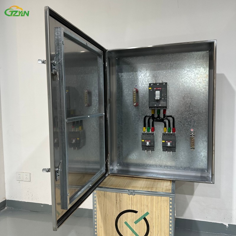 How does a power distribution cabinet help a shopping mall in Tekes distribute electricity efficiently?